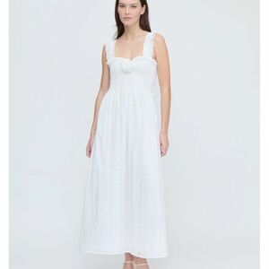 Hill House White Maxi Dress
